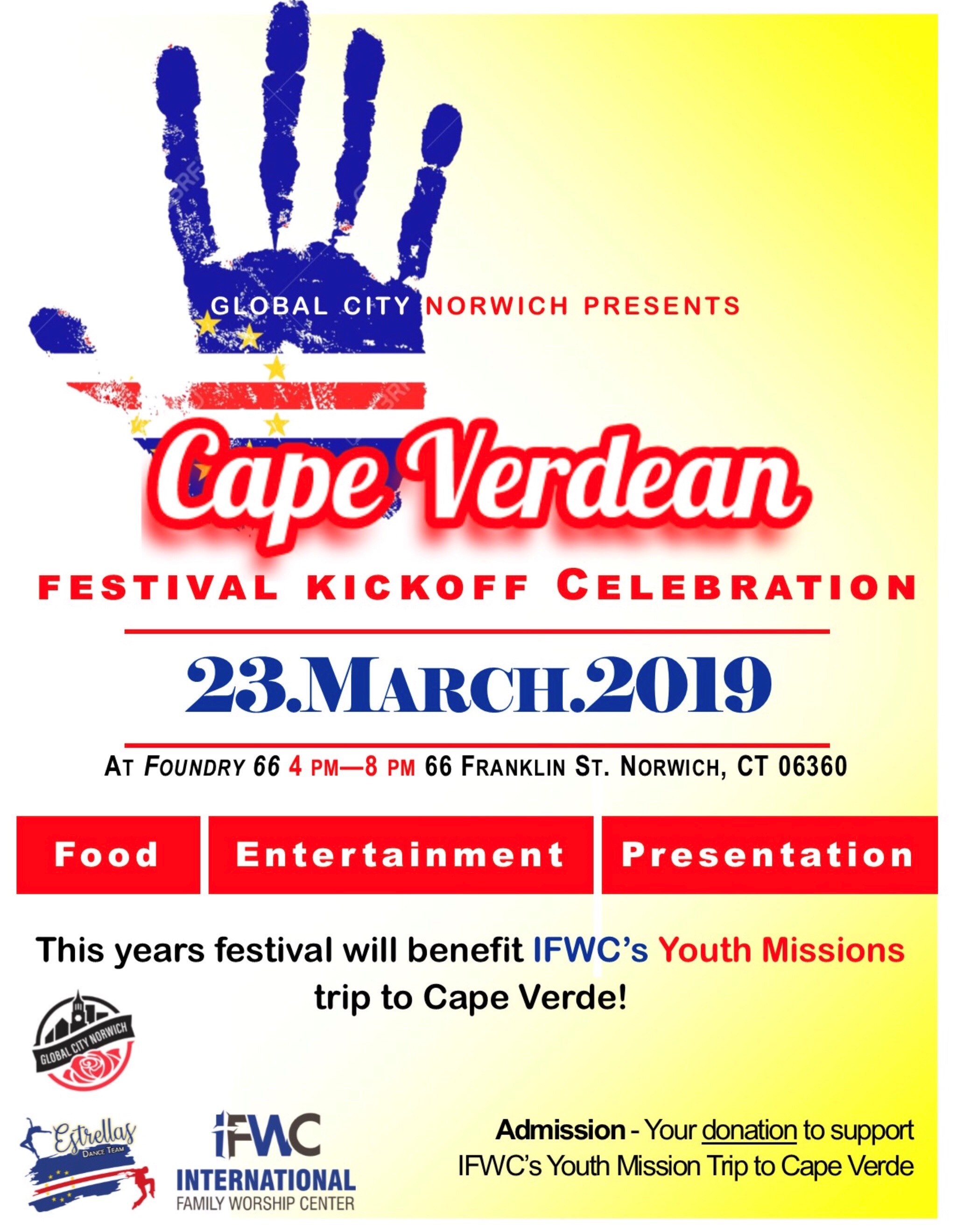 Global City Norwich presents Cape Verdean Festival Kickoff Celebration